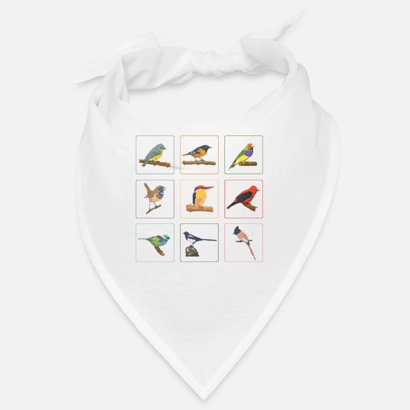Cute Birds Collection Birdwatching Bandana