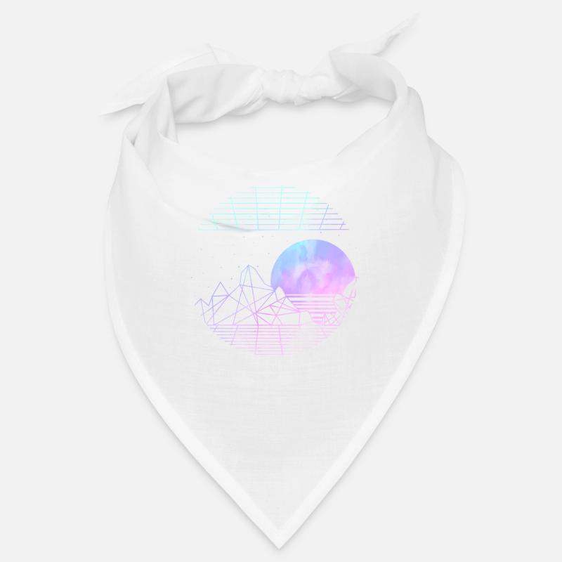 Pastel Goth Moon Esthétique Vaporwave Bandana