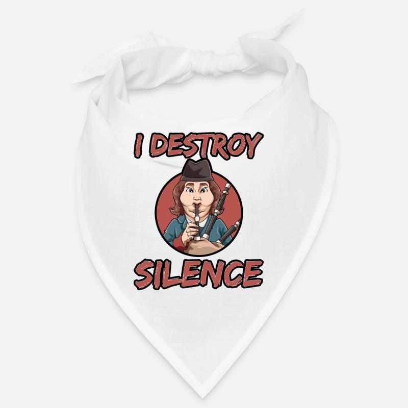 Dudelsack I Destroy Silence Bandana