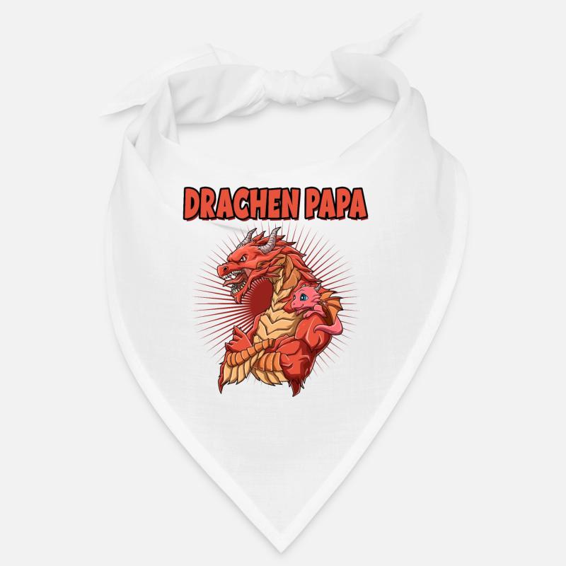 Drachen Papa mit Drachen Kind Bandana