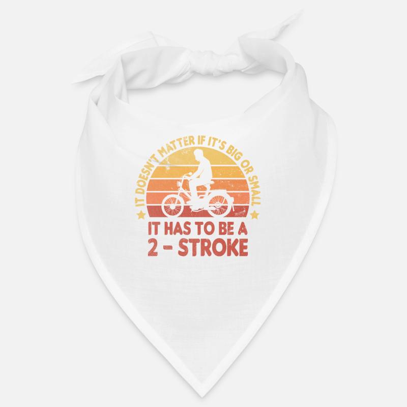 Moped 2 stroke engine moped rider nostalgia mokick Bandana