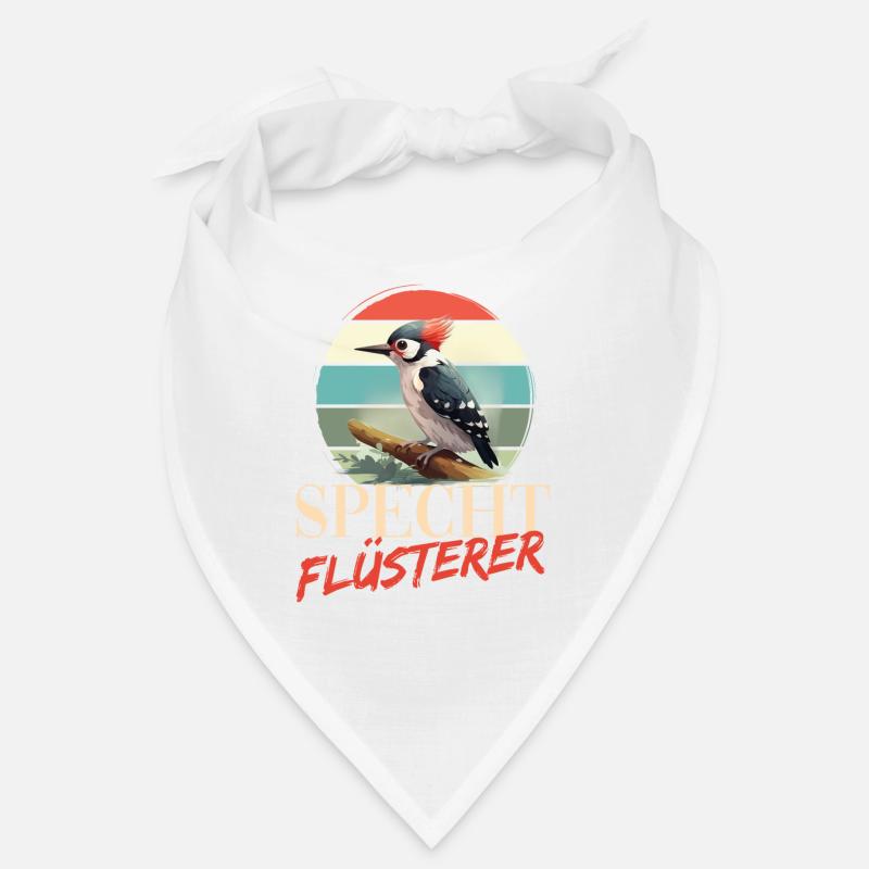 Specht Flüsterer Buntspecht Vogel Bandana