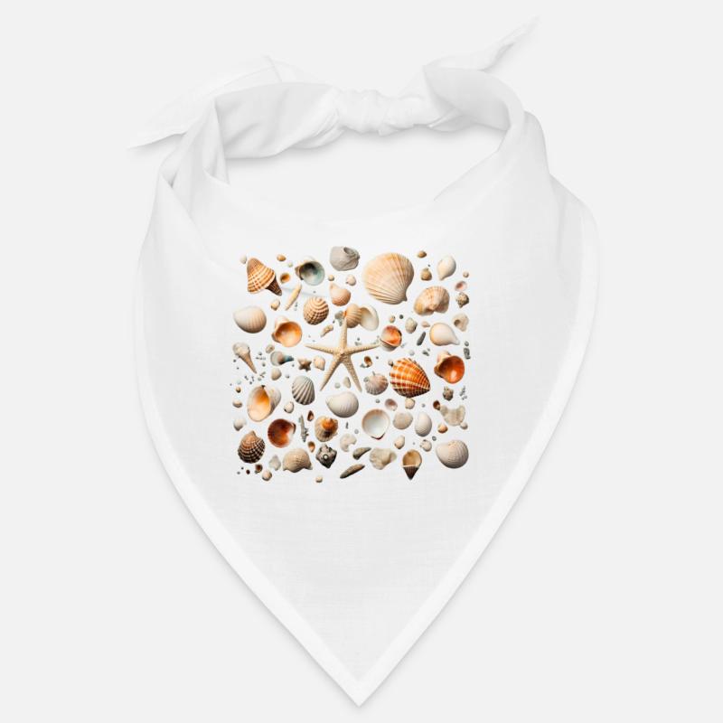 Muscheln Seestern Strand Sammeln Bandana