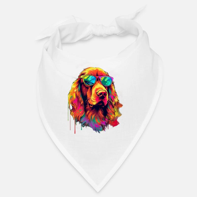 Irish Red Setter Hund Hunderasse Bandana