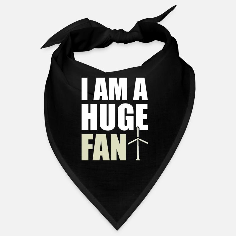 I Am A Huge Fan Windkraft Klimaschutz Windenergie Bandana