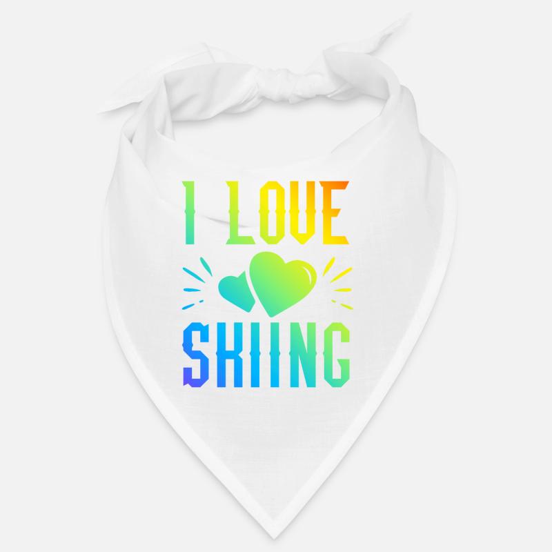 Ich liebe Skiing Bandana
