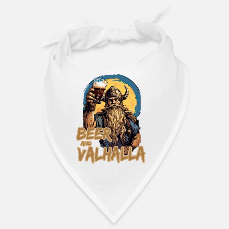 Beer And Valhalla Wikinger Bandana