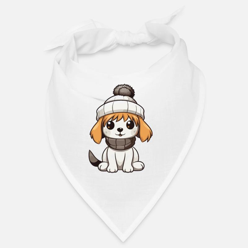 Dog Winter Comic Bandana