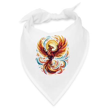 Vogel Wiedergeburt Sage Mythos - Bandana - Weiß - Vorne
