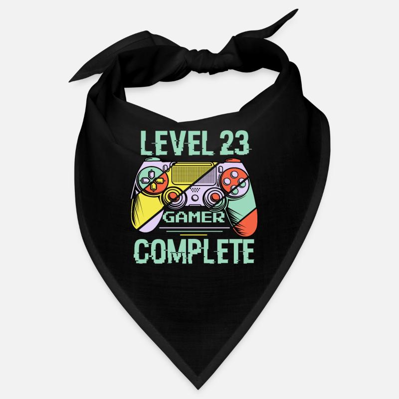 Level 23 Complete 23 Years Old Gamer Level 23 Complete Bandana