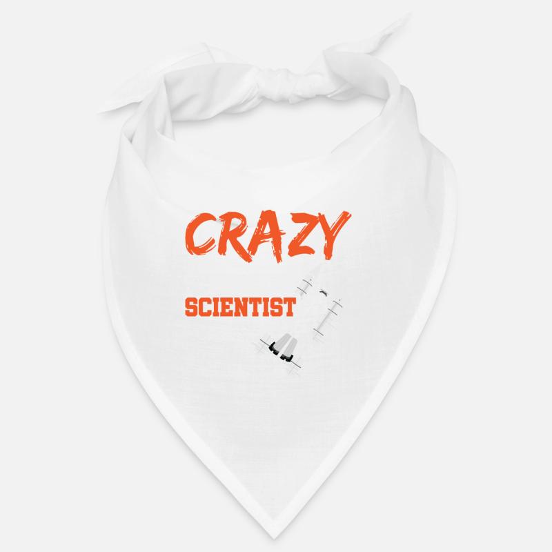 Crazy Rocket Scientist You've Heard About - Bandana - Weiß