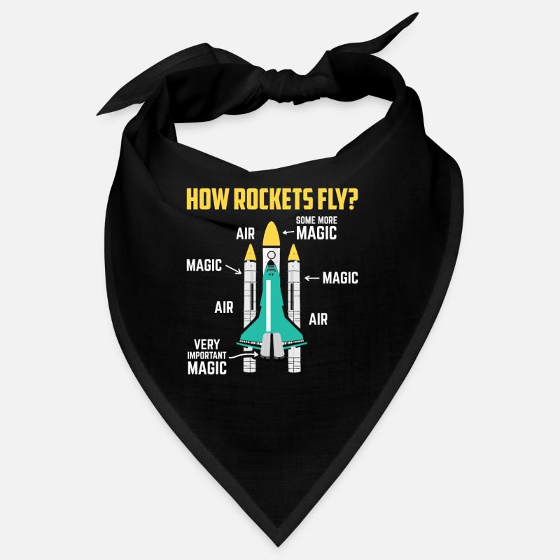 How Rockets Fly Magic Air Space Shuttle Geschenk Bandana