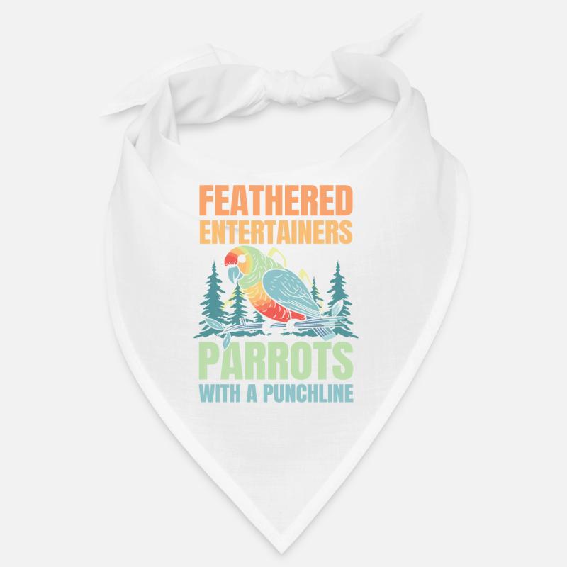 Feathered Entertainers Parrots Bandana