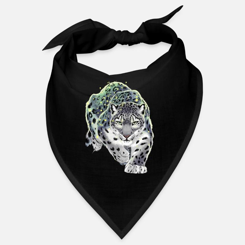 Schneeleopard Leopard Raubkatze Bandana