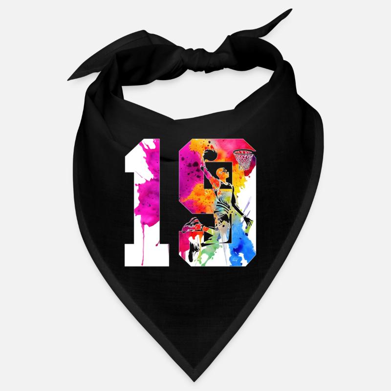 19E ANNIVERSAIRE BASKET NUMÉRO 19 Bandana