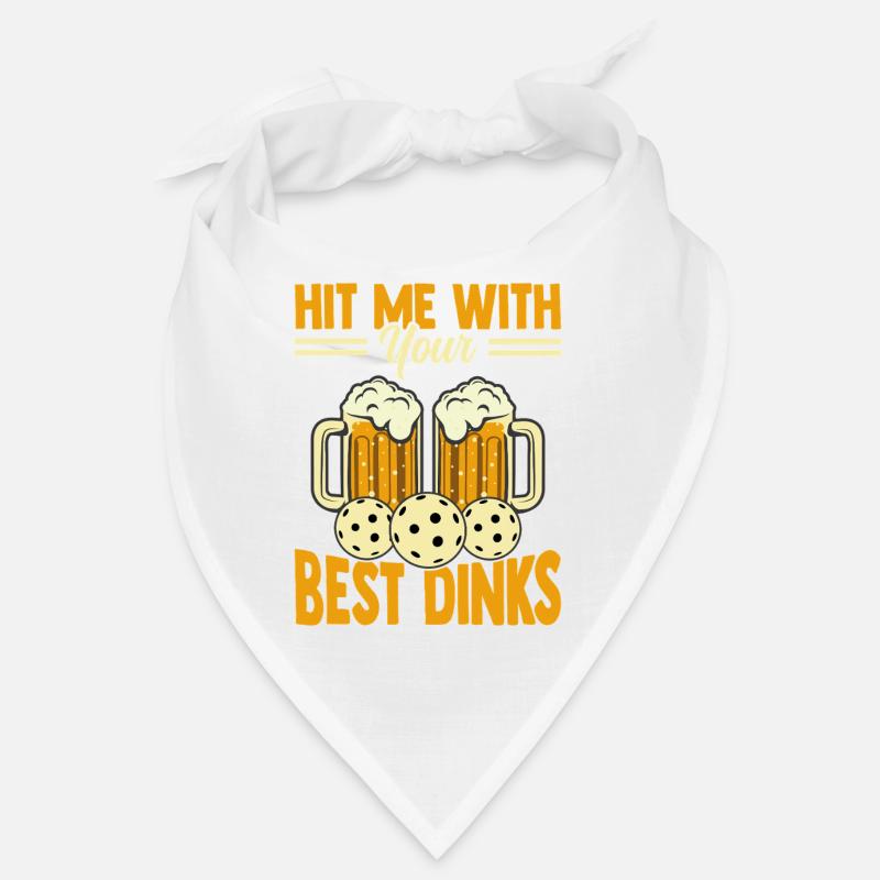 Frappez-moi avec vos meilleures boissons Pickleball Alkohol Bandana
