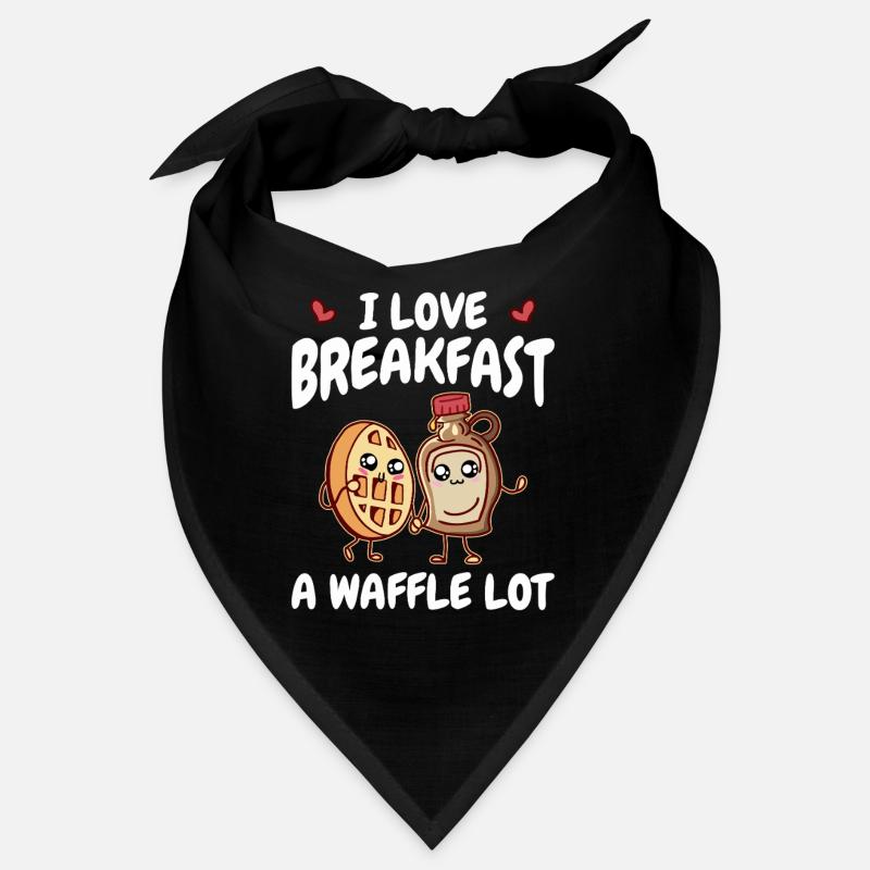 Breakfast Waffles - Waffle and Syrup Lovers Bandana