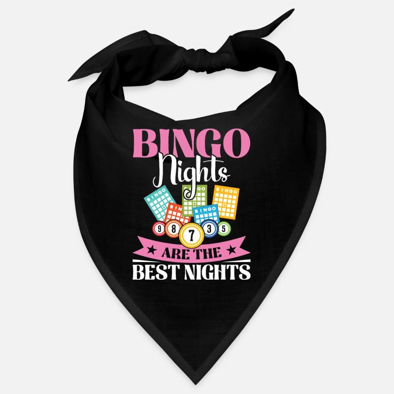 Conception amusante de la soirée de bingo pour les fans de bingo Bandana