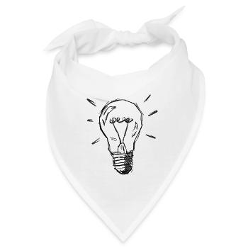 Leuchtende Lampe - Bandana - Weiß - Vorne