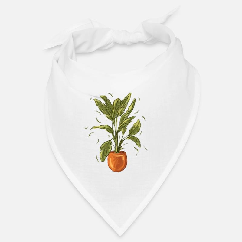 Plante - Bandana - blanc