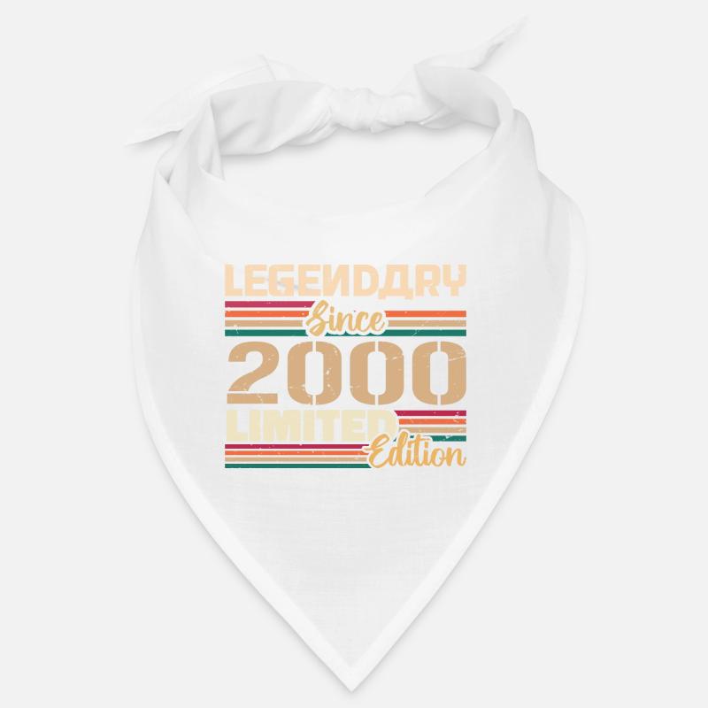 Millésime 2000 2000 Anniversaire né en 2000 Bandana