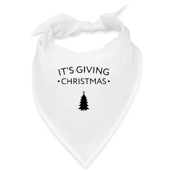 Es ist das Schenken von Weihnachten - Bandana - Weiß - Vorne