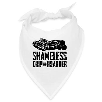 Poker - Bandana - Weiß - Vorne