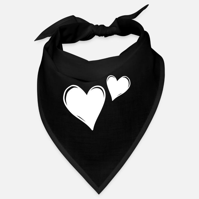 Hearts Symbol Love Bandana