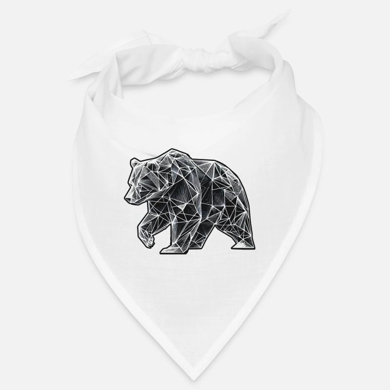 Bear Polygon Bandana