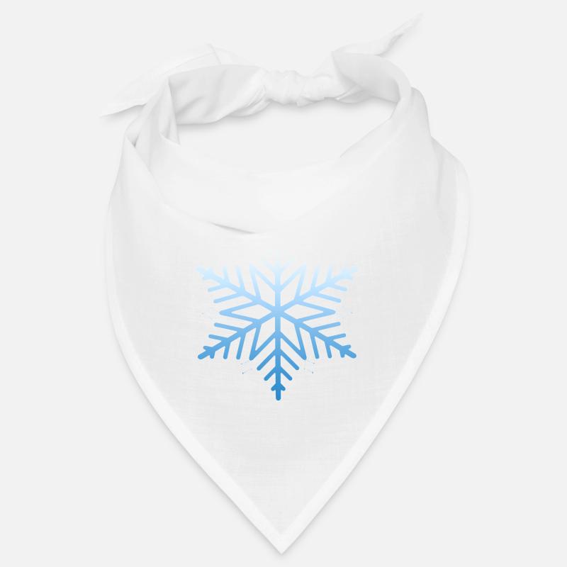Flocon de neige - Bandana - blanc