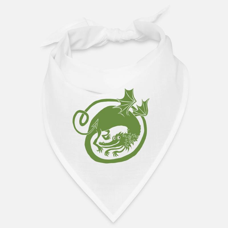 Drache (hellgrün) Bandana