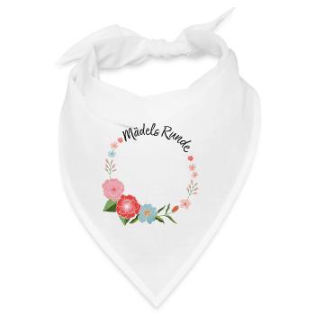 Mädels-Runde - Bandana - Weiß - Vorne
