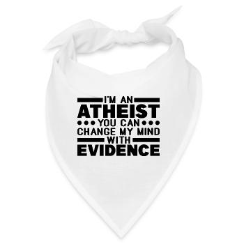 Atheismus - Bandana - Weiß - Vorne