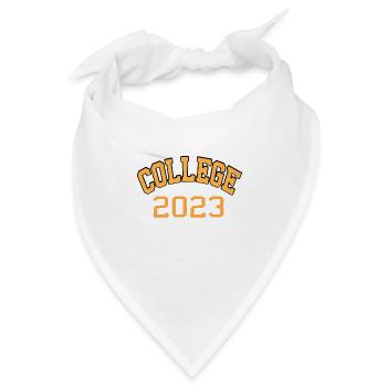 College Freshman Class of 2023 Campus Life - Bandana - Weiß - Vorne