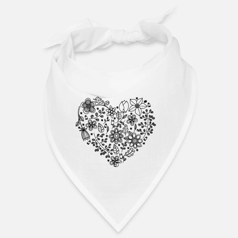 Blumenherz Bandana