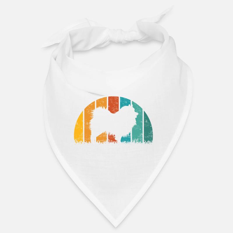 Wolfsspitz Vintage Retro Bandana