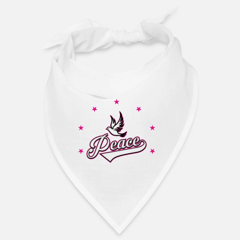 Paix - Bandana - blanc