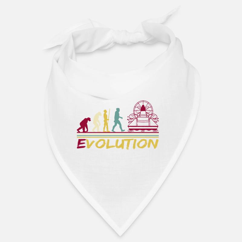 Hydroglisseur Swamp Boat Hovercraft Evolution Vintage Bandana