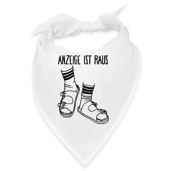 Alman cooles Geschenk für Deutsche - Bandana - Weiß - Vorne