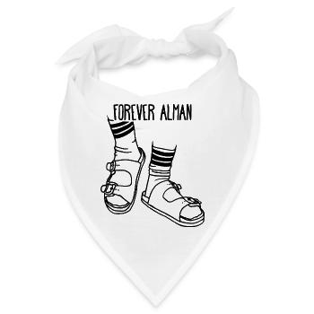 Alman cooles Geschenk für Deutsche - Bandana - Weiß - Vorne