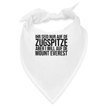 Zugspitze Mount Everest Karl - Bandana - Weiß - Vorne