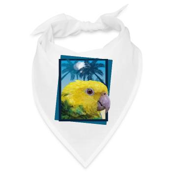 Gleichköpfiger Amazon - Bandana - Weiß - Vorne