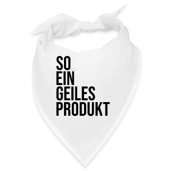 So ein geiles Produkt Meme - Bandana - Weiß - Vorne