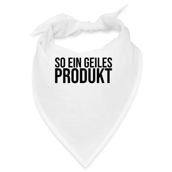 So ein geiles Produkt Meme - Bandana - Weiß - Vorne