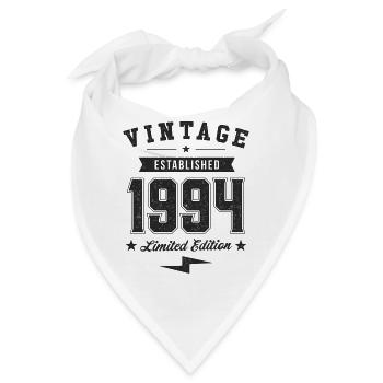 Jahrgang 1994 - Bandana - Weiß - Vorne