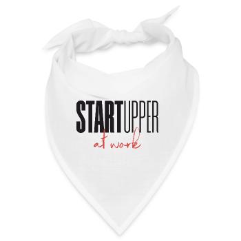 Startupper Startup at work - Bandana - Weiß - Vorne