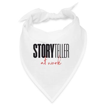 Storyteller at work - Bandana - Weiß - Vorne