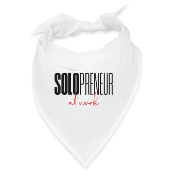 Solopreneur at work - Bandana - Weiß - Vorne