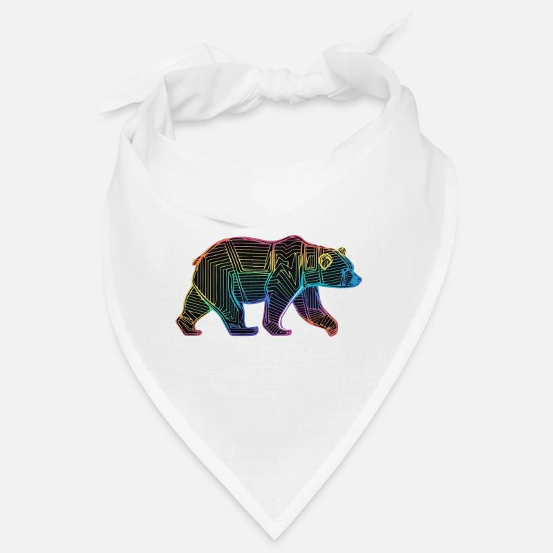 Bär Abstrakte Kunst Bandana