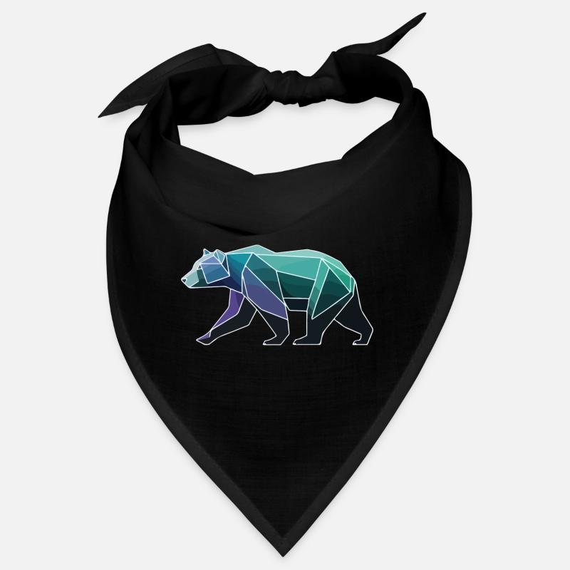 Bear Polygon Bandana